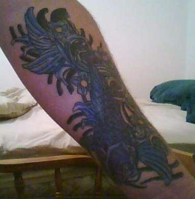 Cover Up Kio Fish tattoo