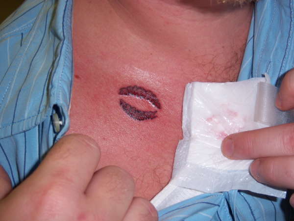 My lips tattoo