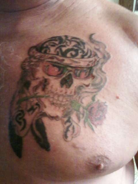 Tribal Skull tattoo