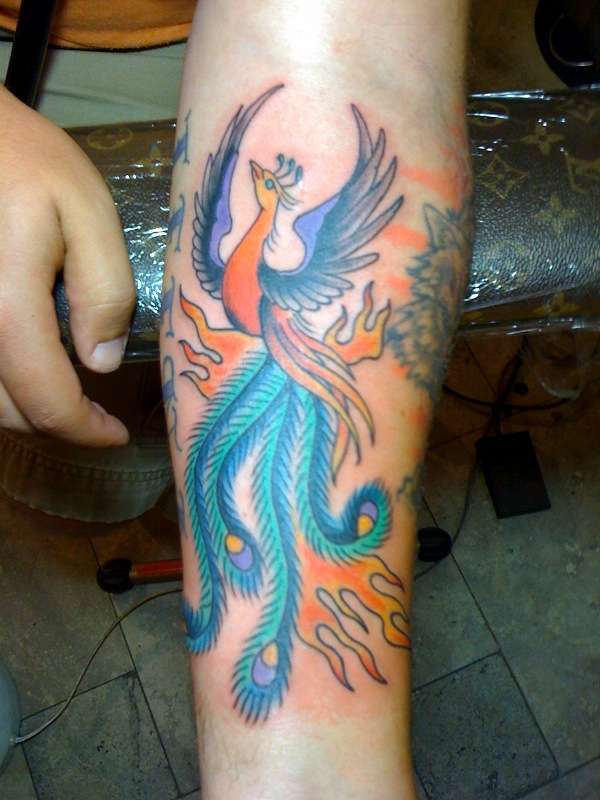 Classic Phoenix tattoo