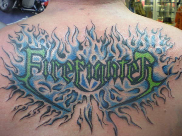 Firefighter Piece tattoo