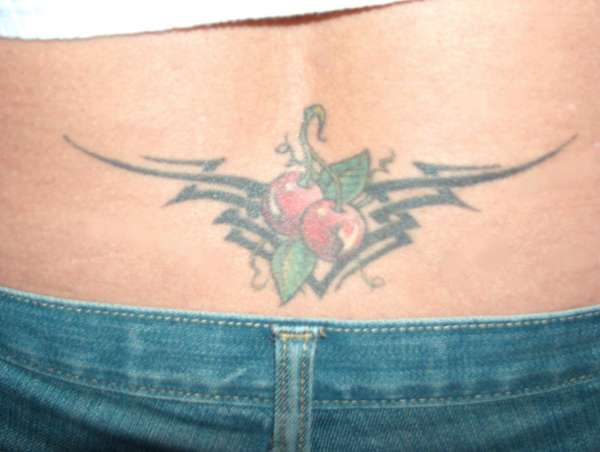 Tribal-n-Cherries tattoo