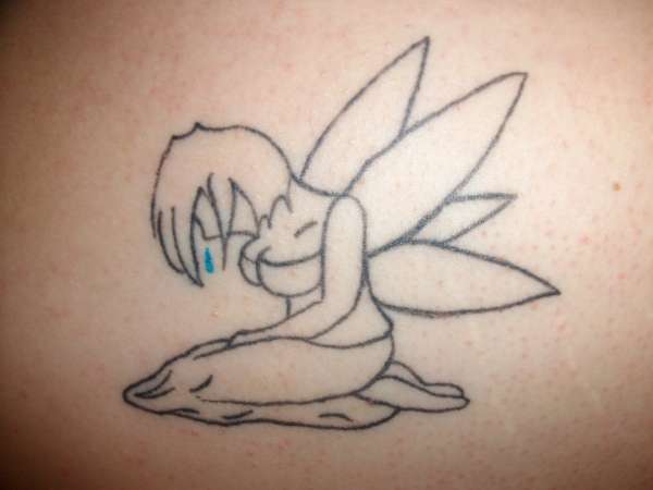 sad fairy tattoo