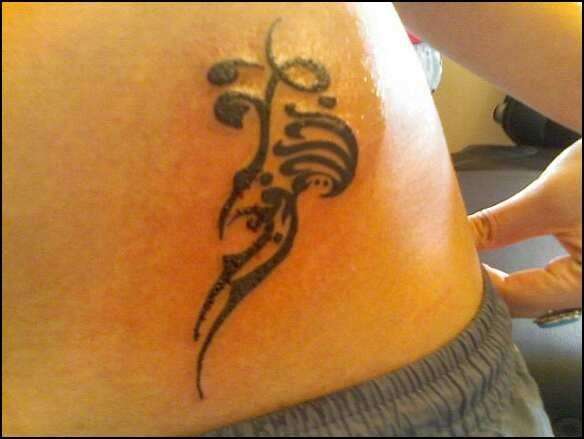 Arabic Hip Tattoo tattoo