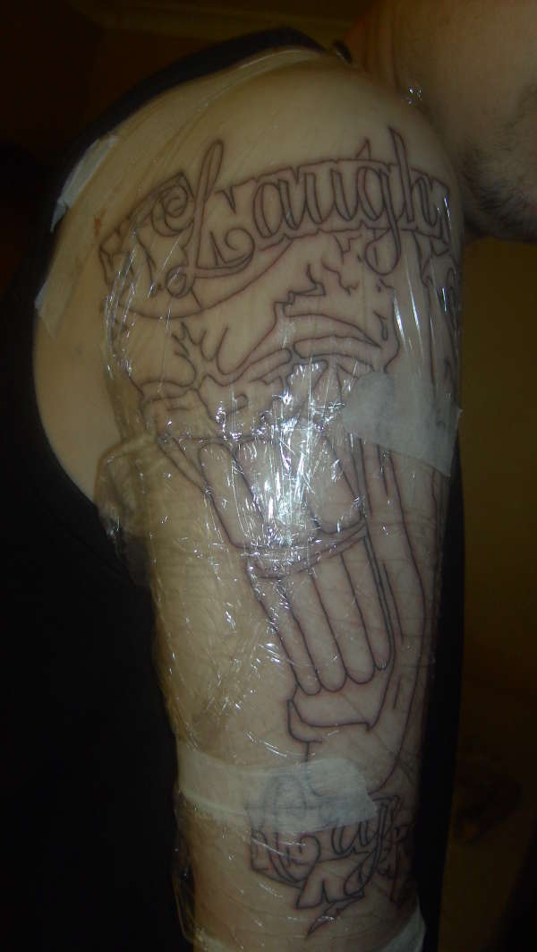 mates not finshed yet tattoo