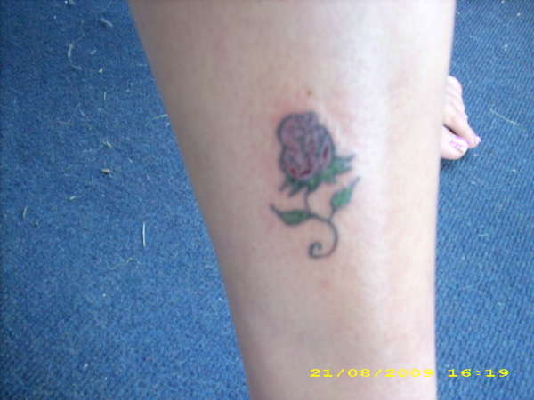 rose bud tattoo