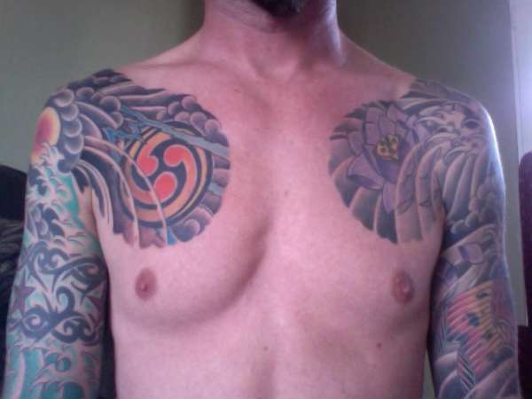 Chest tattoo