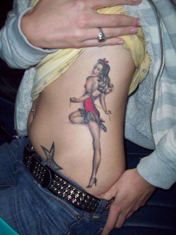 Pin Up Girl tattoo