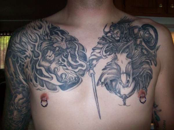 chest tattoo