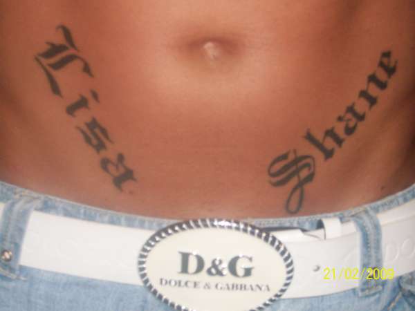 shane an lisa tattoo