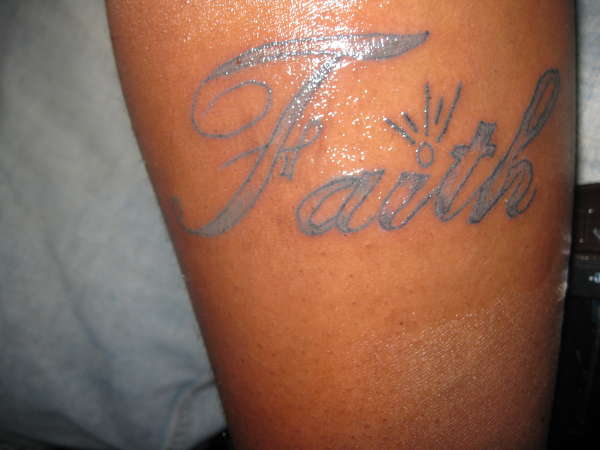 Faith tattoo