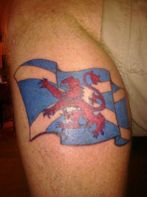 Scottish Flag Tattoo Scottish Flag Tattoo