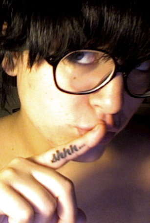 shhh! tattoo