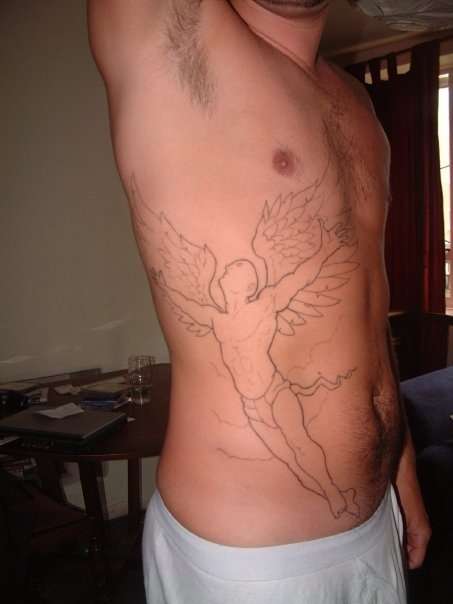 Angel - start of something big... tattoo