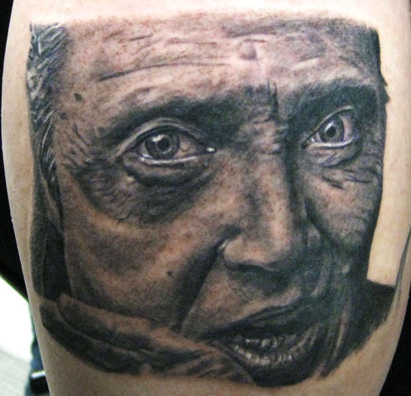 Christopher Walken tattoo