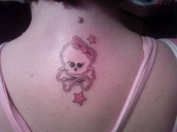 girly pirate skull tattoo