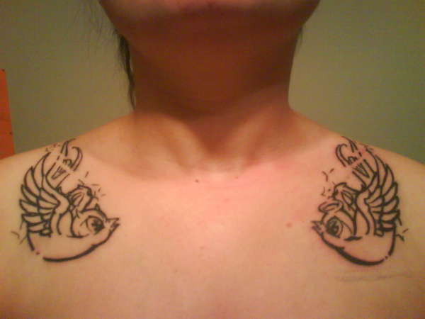 Swallowed conscience tattoo