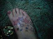 shooting star tattoo
