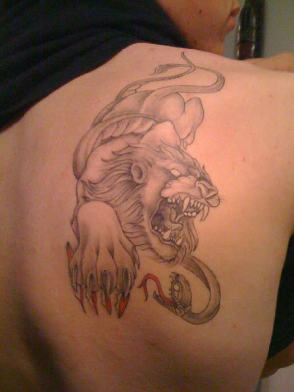 Leo Lion tattoo
