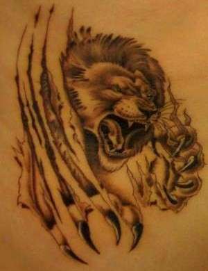 Lion tattoo