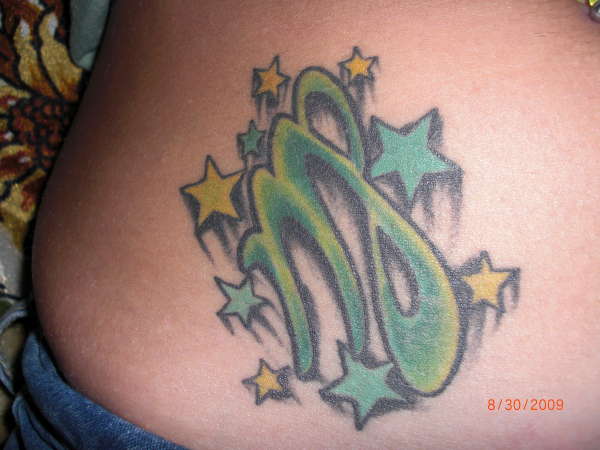virgo tattoo closer up tattoo
