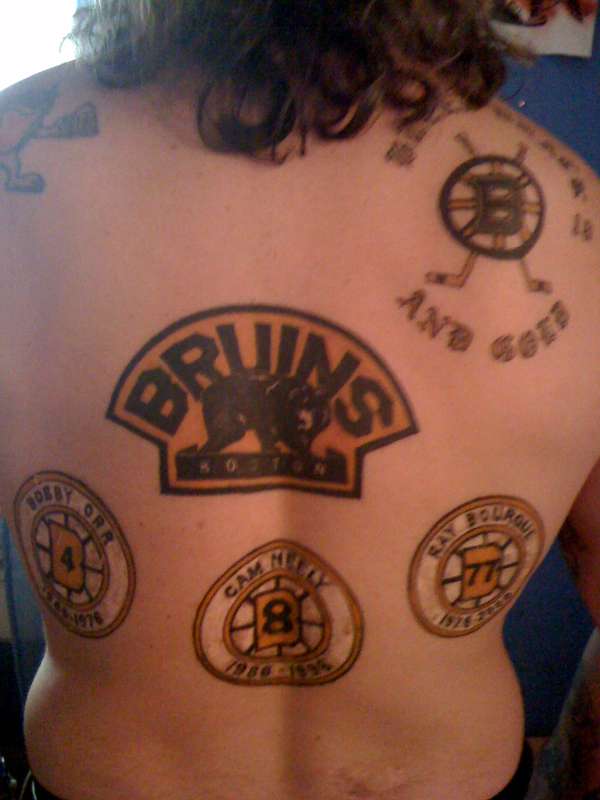 nice work bruins ya tattoo