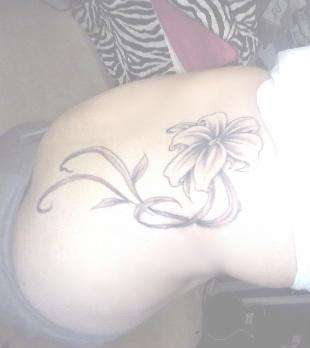 rib cage. tattoo