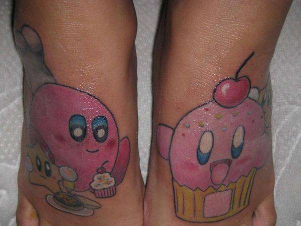 Kirby! You are what you eat tattoo