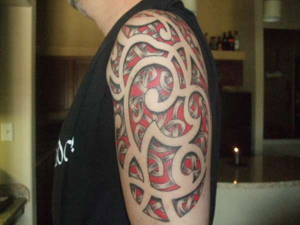 Negative Tribal Celtic Tattoo tattoo