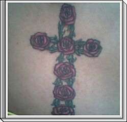 Rose Cross tattoo