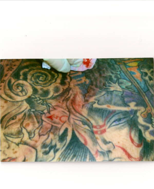 MY BACK- UP CLOSE... tattoo