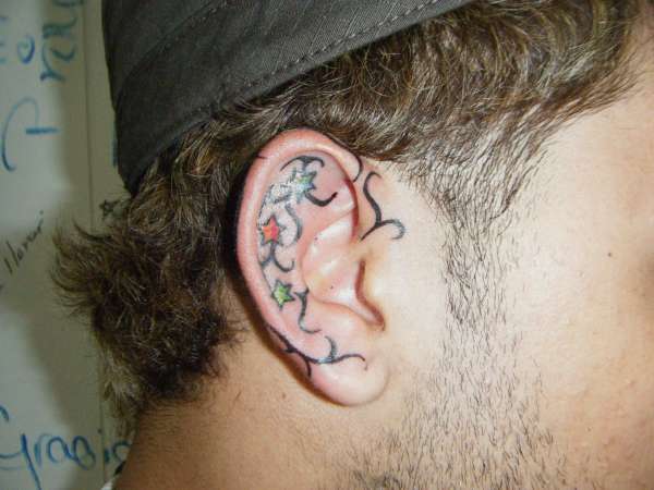 Ear Tattoo Ideas for Men - wide 4