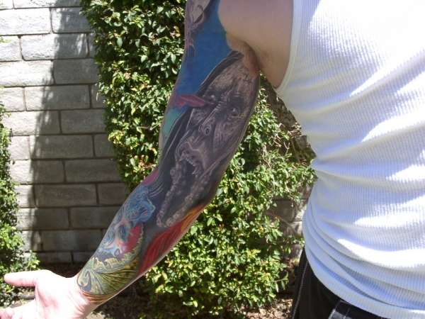 Right inside arm tattoo