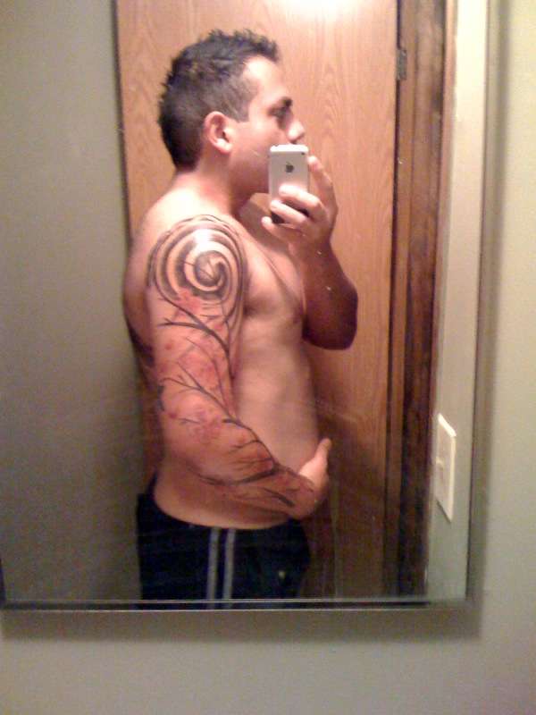 Cherry Blossom Sleeve tattoo