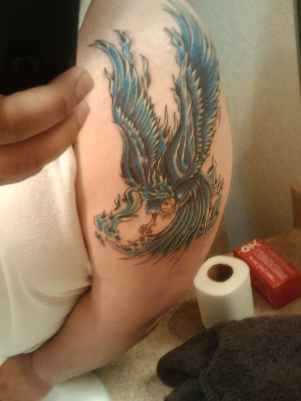 Phoenix Tattoo Done With Color!!! tattoo
