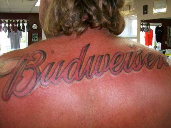 Budweiser tattoo