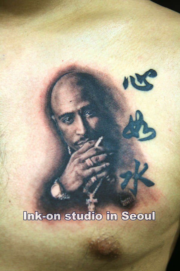 Tupac tattoo