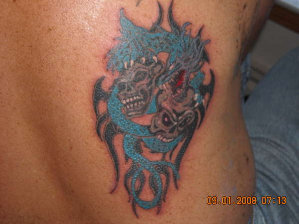 blue dragon tattoo
