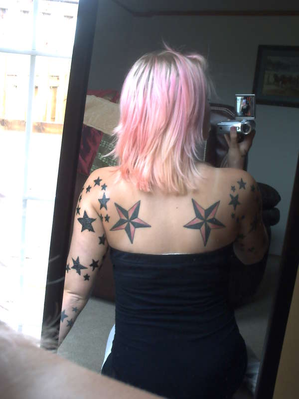 pink_star tattoo