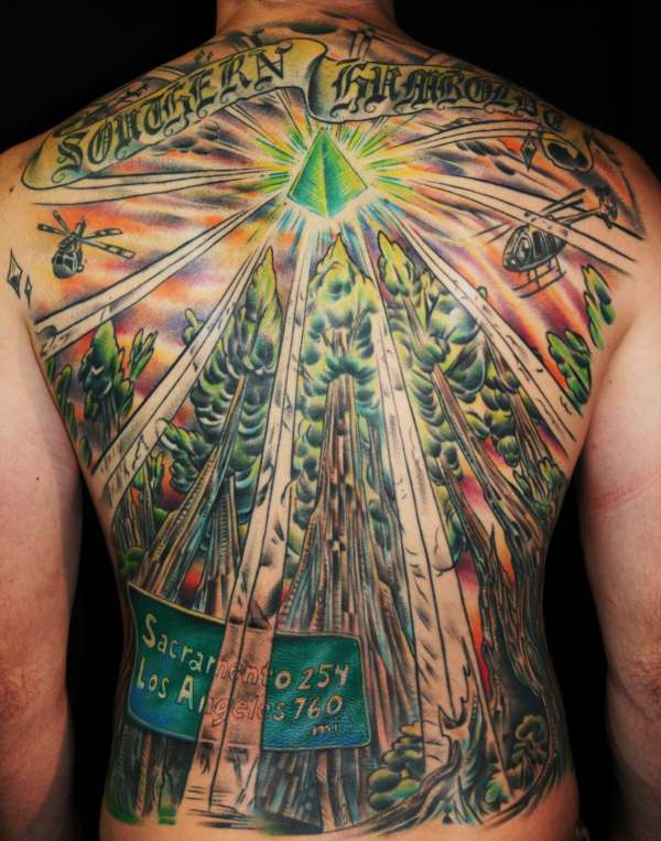Wicked Back piece tattoo