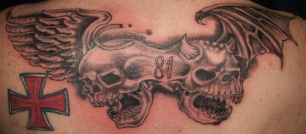 GOOD AND EVIL tattoo