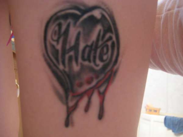 Hate tattoo