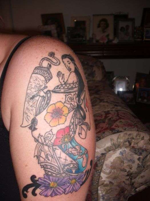 Unfinished Arm tattoo
