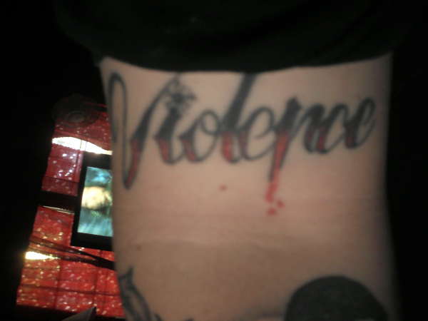 Violence tattoo