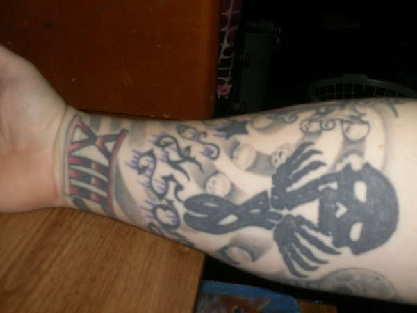 inside arm tattoo