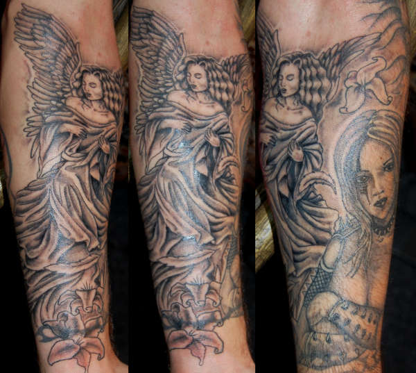 Angel tattoo