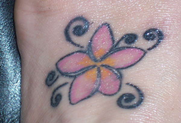 franjipani tattoo