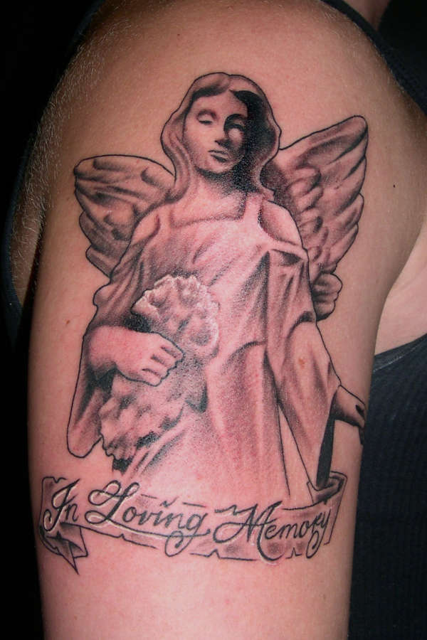 angel tattoo