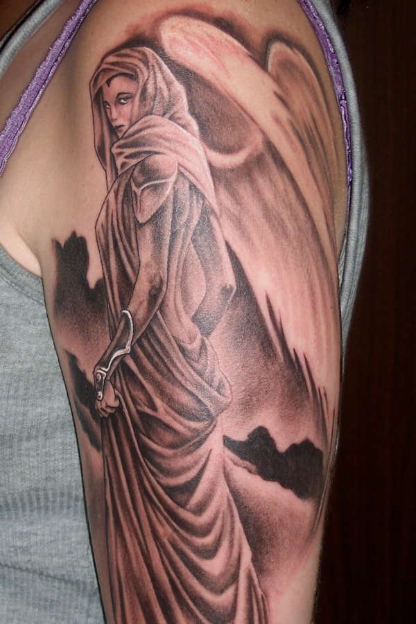 angel tattoo