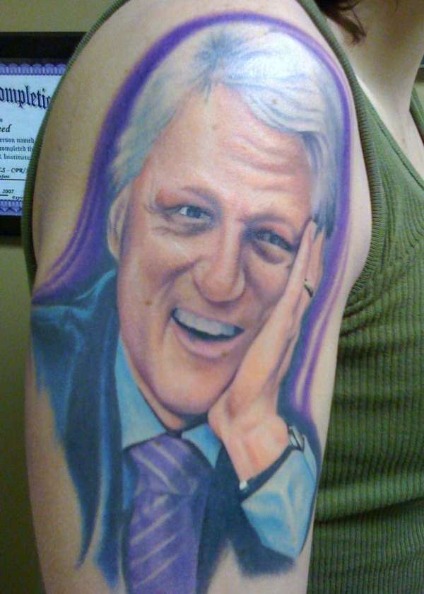 bill clinton tattoo